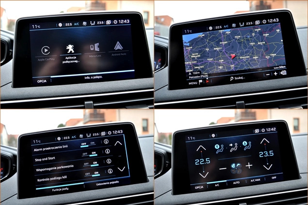 Peugeot 5008 cena 74900 przebieg: 160000, rok produkcji 2018 z Płock małe 562
